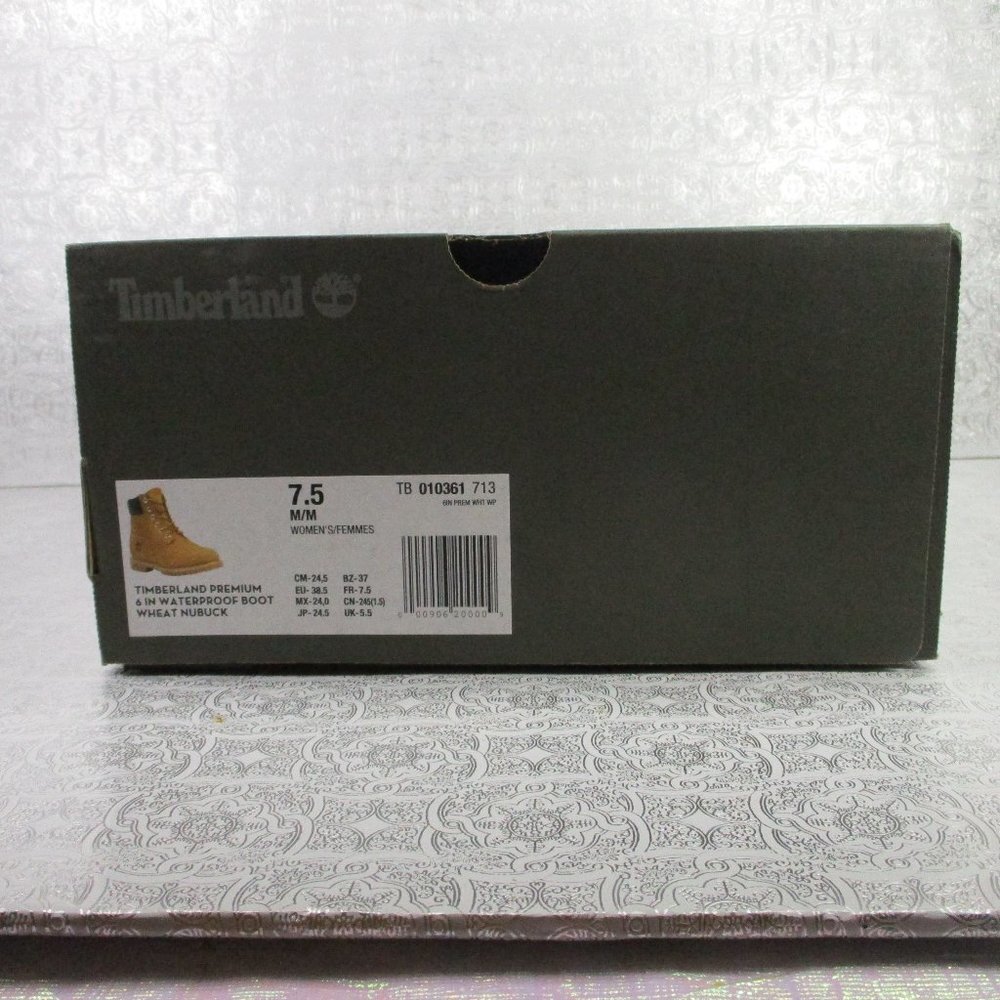 TIMBERLAND Tan Waterproof Boots NIB Size 7.5 - Picture 13 of 14